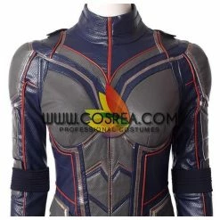 Cosrea Marvel Universe Wasp Movie Version PU Leather Cosplay Costume