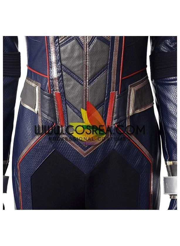 Cosrea Marvel Universe Wasp Movie Version PU Leather Cosplay Costume
