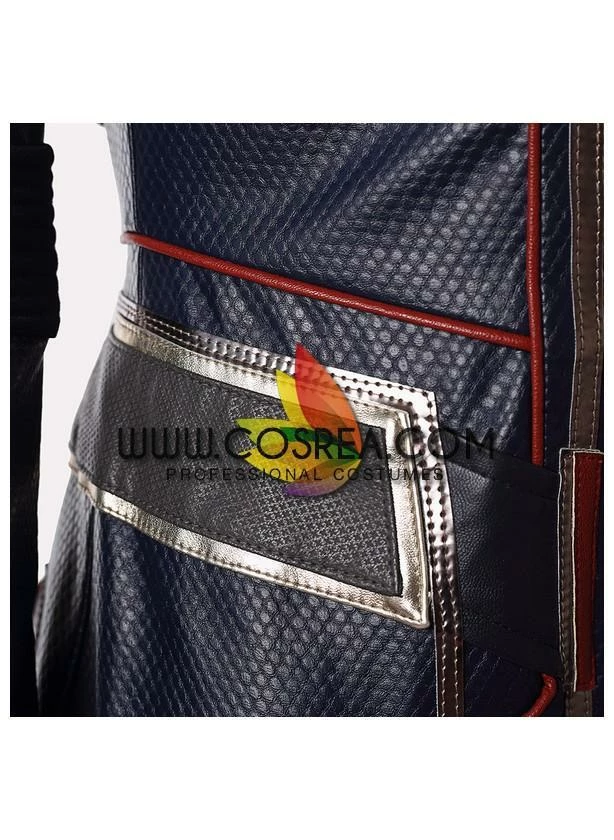 Cosrea Marvel Universe Wasp Movie Version PU Leather Cosplay Costume