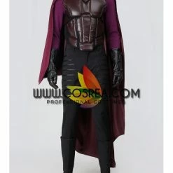 Cosrea Magneto Days Of Future Past PU Leather Cosplay Costume
