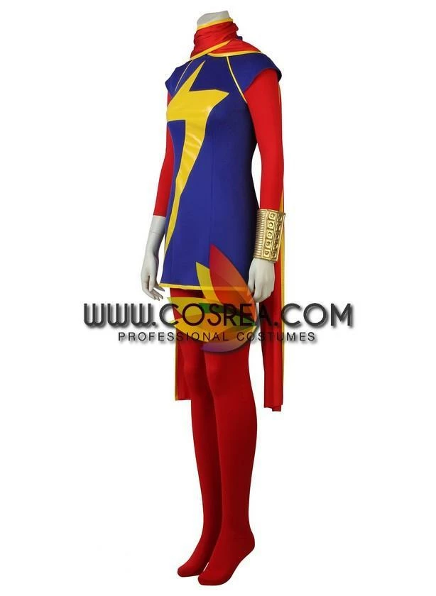 Cosrea Ms Marvel Kamala Khan Cosplay Costume