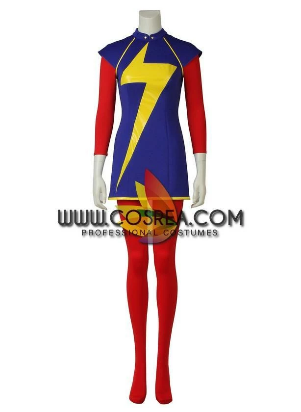 Cosrea Ms Marvel Kamala Khan Cosplay Costume