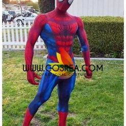 Cosrea Spiderman Gradient Digital Printed Cosplay Costume
