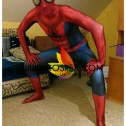 Cosrea Spiderman Gradient Digital Printed Cosplay Costume