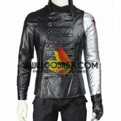 Cosrea Marvel Universe Winter Soldier PU Leather Cosplay Costume