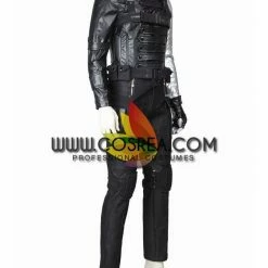Cosrea Marvel Universe Winter Soldier PU Leather Cosplay Costume