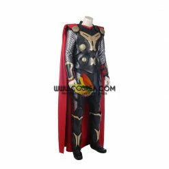 Cosrea Marvel Universe Thor Dark World PU Leather Cosplay Costume