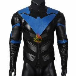 Cosrea Nightwing Gotham Knights PU Leather Cosplay Costume