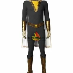 Cosrea DC Universe Shazam Black Version Cosplay Costume