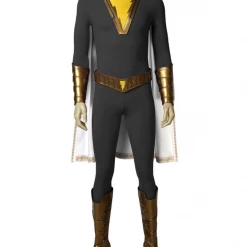Cosrea DC Universe Shazam Black Version Cosplay Costume