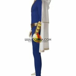 Cosrea Shazam Blue Version Cosplay Costume DC Universe
