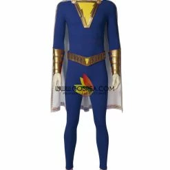 Cosrea Shazam Blue Version Cosplay Costume DC Universe