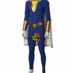 Cosrea Shazam Blue Version Cosplay Costume DC Universe