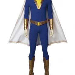 Cosrea Shazam Blue Version Cosplay Costume DC Universe