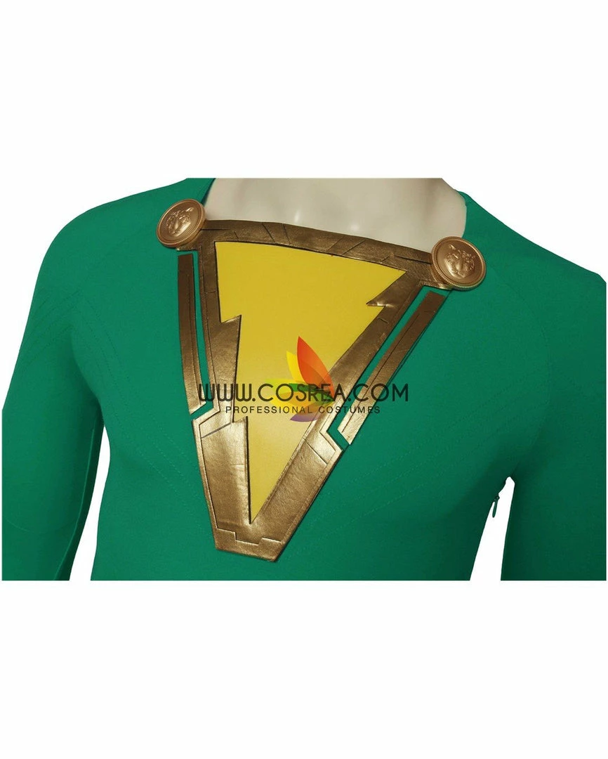 Cosrea Shazam Green Version Cosplay Costume