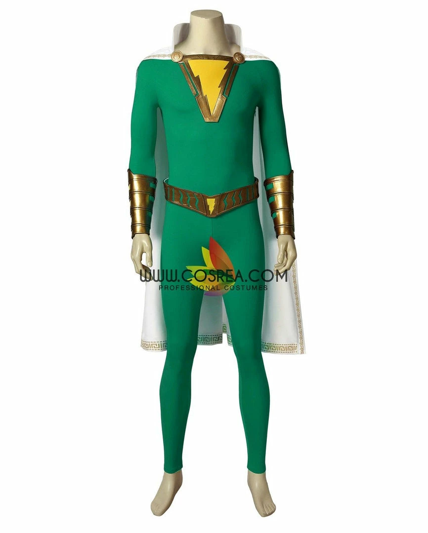 Cosrea Shazam Green Version Cosplay Costume
