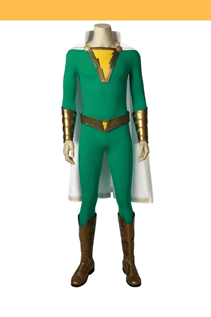 Cosrea Shazam Green Version Cosplay Costume