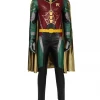 Cosrea Titan Robin Metallic PU Leather Cosplay Costume DC Universe