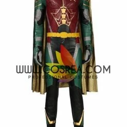 Cosrea Titan Robin Metallic PU Leather Cosplay Costume DC Universe