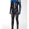 Cosrea Titans Nightwing PU Leather Cosplay Costume DC Universe