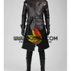 Cosrea Jon Snow Season 2 Night Watch Game Of Thrones PU Leather Cosplay Costume TV & Movies