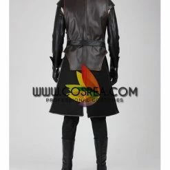 Cosrea Jon Snow Season 2 Night Watch Game Of Thrones PU Leather Cosplay Costume TV & Movies