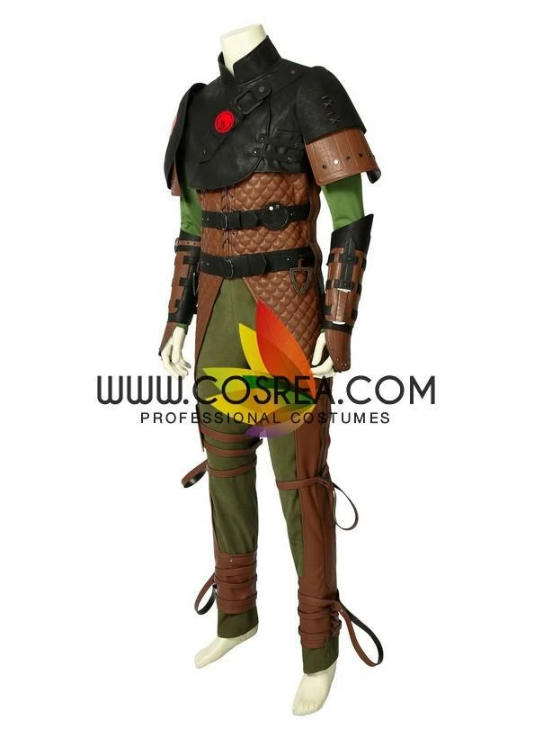 Cosrea TV & Movies Hiccup How To Train Your Dragon 2 PU Leather Cosplay Costume
