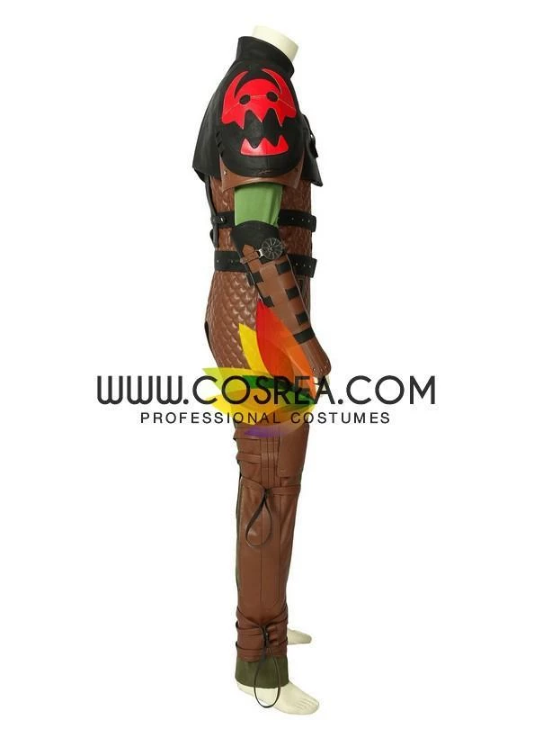 Cosrea TV & Movies Hiccup How To Train Your Dragon 2 PU Leather Cosplay Costume
