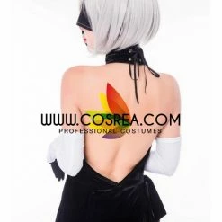 Cosrea NieR Automata 2B Evening Dress Cosplay Costume
