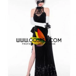 Cosrea NieR Automata 2B Evening Dress Cosplay Costume