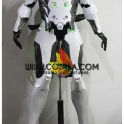 Cosrea Custom Armors & Costumes Overwatch Genji Gunmetal Silver With LED Armor Cosplay Costume