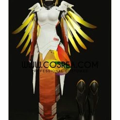 Cosrea Overwatch Mercy Classic Skin LED Cosplay Costume