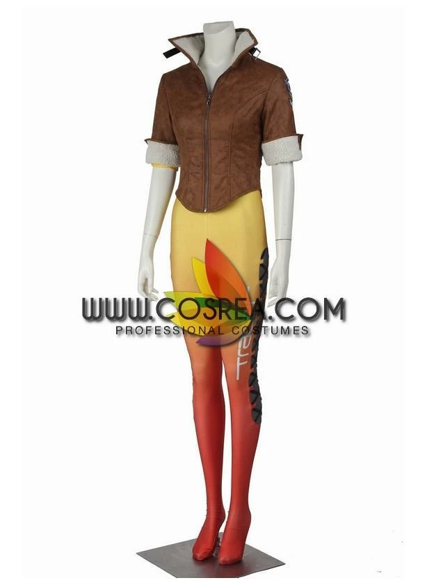 Cosrea Overwatch Tracer Classic Cosplay Costume Cosplay Costumes