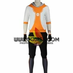 Cosrea Cosplay Costumes Pokemon Go Orange Male Trainer Cosplay Costume