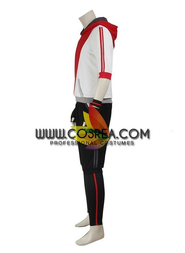 Cosrea Pokemon Go Red Male Trainer Cosplay Costume
