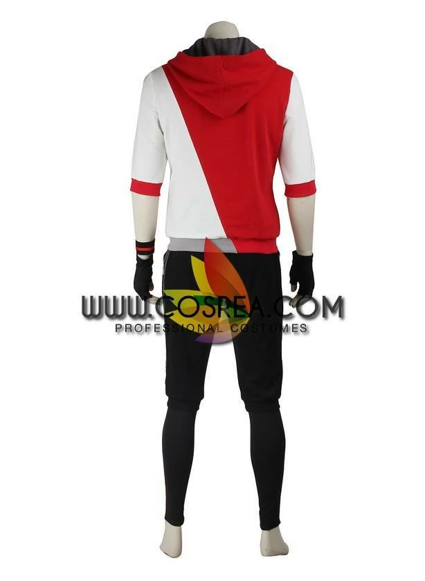Cosrea Pokemon Go Red Male Trainer Cosplay Costume