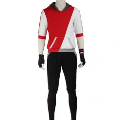 Cosrea Pokemon Go Red Male Trainer Cosplay Costume