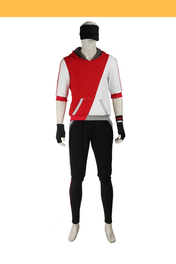 Cosrea Pokemon Go Red Male Trainer Cosplay Costume