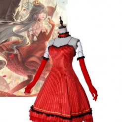 Cosrea Shining Nikki Lilith Red Dress Cosplay Costume Video Games