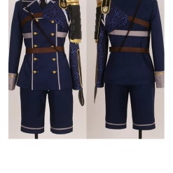 Cosrea Touken Ranbu Atsushi Toushirou Navy Blue Cosplay Costume Video Games