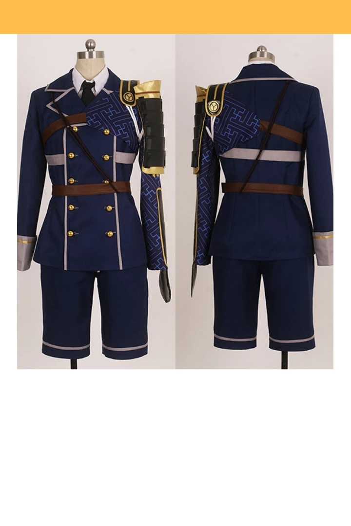 Cosrea Touken Ranbu Atsushi Toushirou Navy Blue Cosplay Costume Video Games