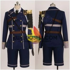 Cosrea Touken Ranbu Atsushi Toushirou Navy Blue Cosplay Costume Video Games