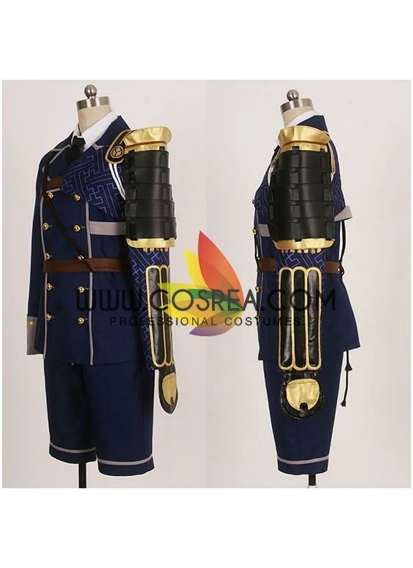 Cosrea Touken Ranbu Atsushi Toushirou Navy Blue Cosplay Costume Video Games