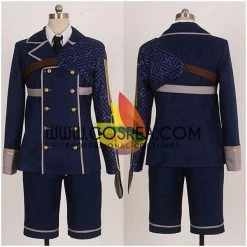 Cosrea Touken Ranbu Atsushi Toushirou Navy Blue Cosplay Costume Video Games
