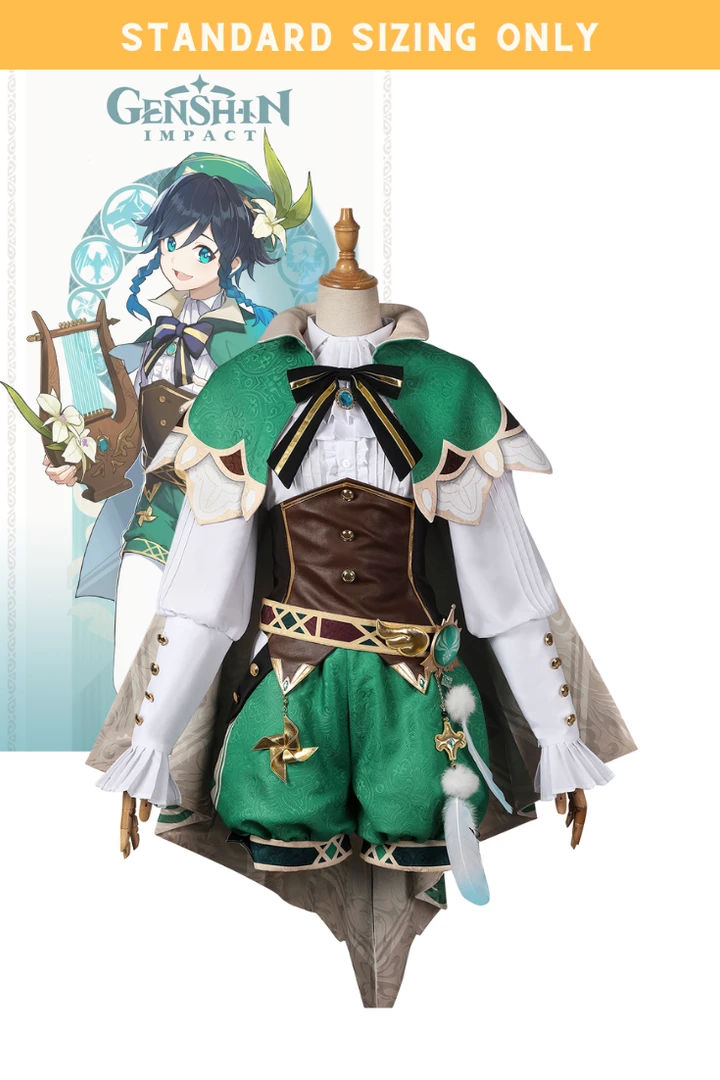 Cosrea Venti Genshin Impact Standard Size Only Cosplay Costume Video Games