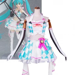 Cosrea Vocaloid Hatsune Miku Racing Cosplay Costume Video Games