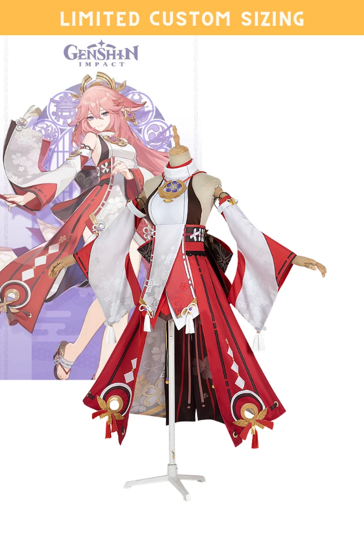 Cosrea Yae Miko Genshin Impact Limited Custom Sizing Cosplay Costume