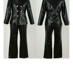 Cosrea One Piece Sanji 2 Years Later PU Leather Cosplay Costume
