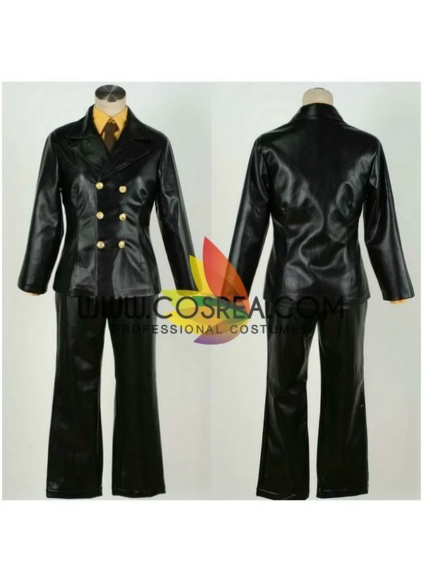 Cosrea One Piece Sanji 2 Years Later PU Leather Cosplay Costume