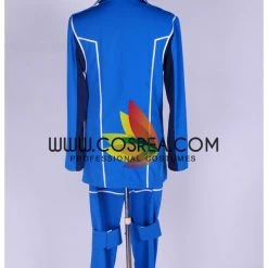 Cosrea Anime Costumes Valkyria Chronicles Welkin Gunther Bright Blue Version Cosplay Costume